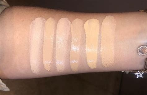 burberry matte glow foundation swatches